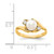 14k 6mm FW Cultured Pearl AAA Diamond ring Y1932PL/AAA