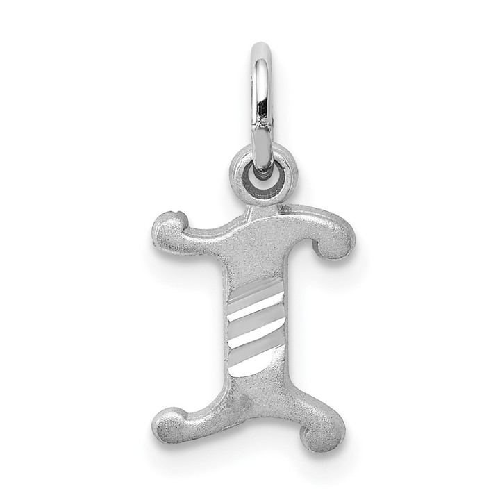 10KW Diamond-cut Initial I Charm 10WCH139-I