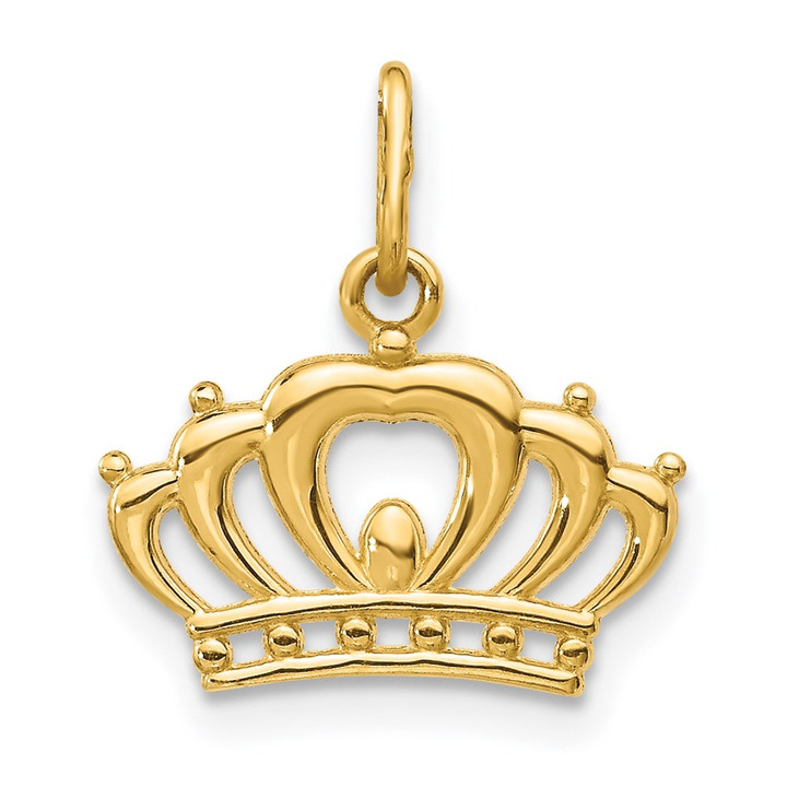 14k Crown Charm YC1036