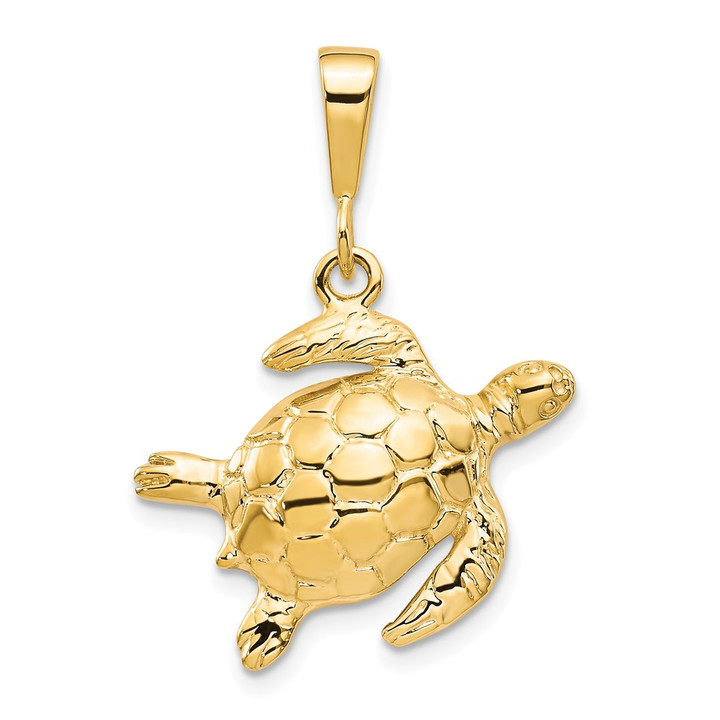 10k Turtle Pendant 10C538