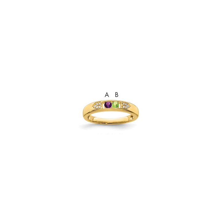 14K Family Jewelry Diamond Semi-Set Ring XMR48/2