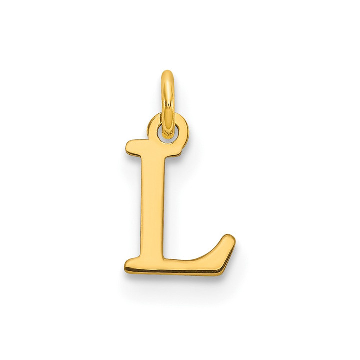14ky Cutout Letter L Initial Pendant XNA1160Y/L