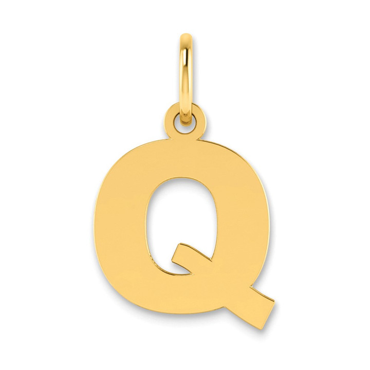 14ky Letter Q Initial Pendant XNA1337Y/Q