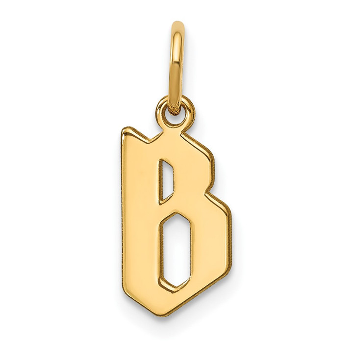 14KY Letter B Initial Pendant XNA1335Y/B