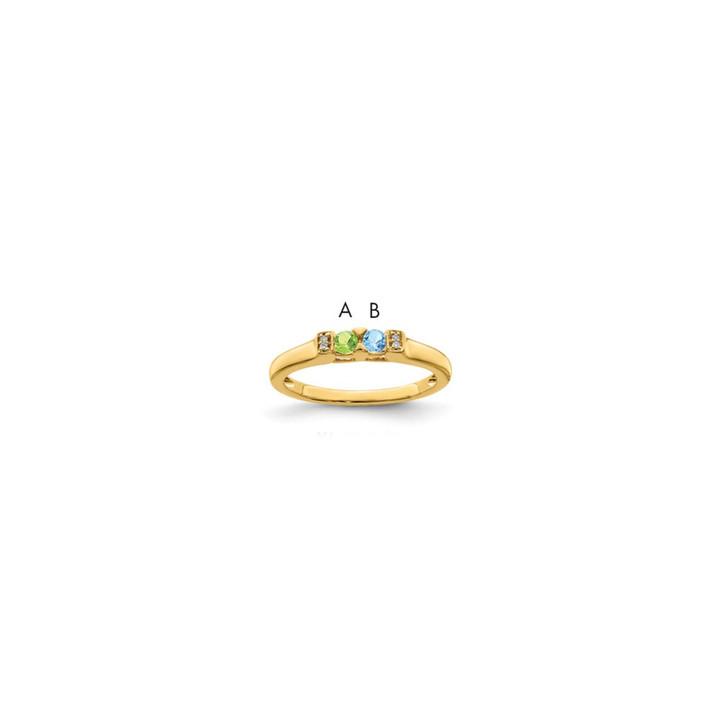 14K Family Jewelry Diamond Semi-Set Ring XMR35/2