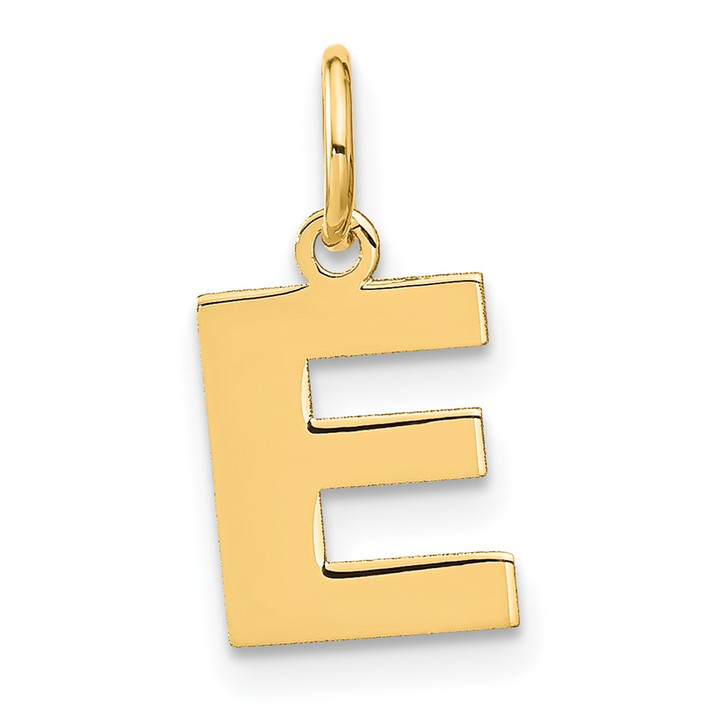 14ky Letter E Initial Pendant XNA1337Y/E