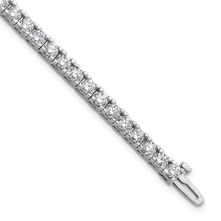 14k White Gold A Diamond Tennis Bracelet X735WA