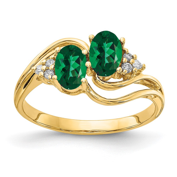 14k 6x4mm Oval Mount St. Helens VS Diamond ring Y4617MS/VS