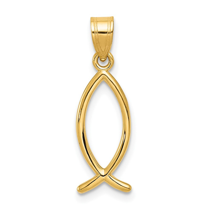 14k Ichthus Fish Pendant XR452
