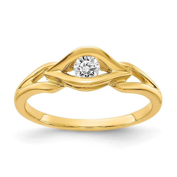 14k A Diamond ring Y4290A