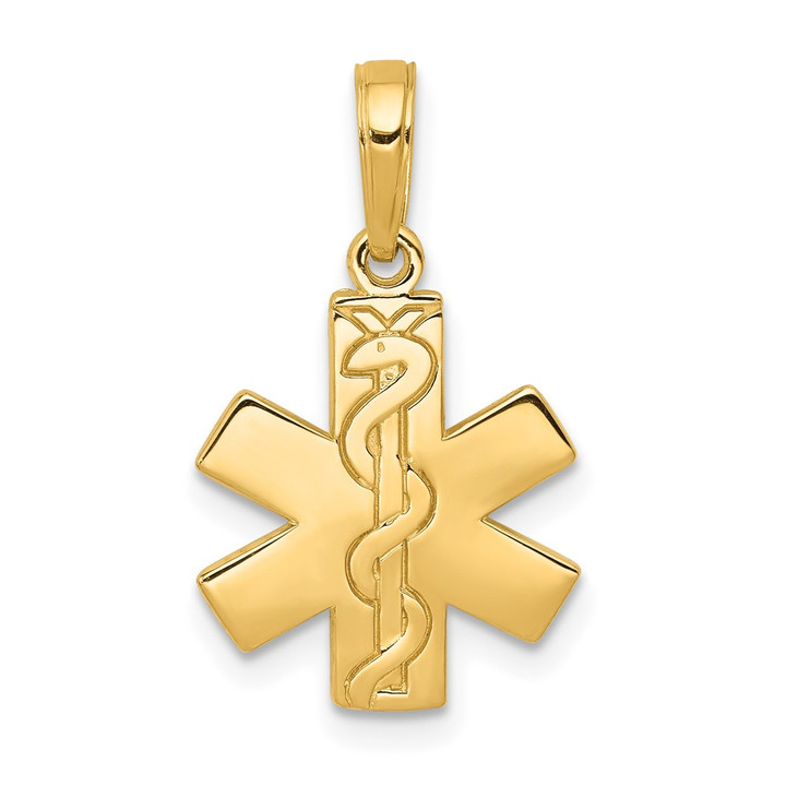 10K Paramedic/EMT Symbol Pendant 10D4072