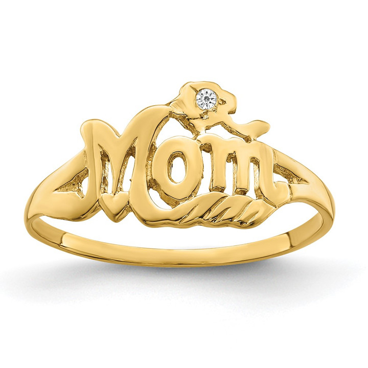 14k AA Diamond Mom Ring Y2331AA