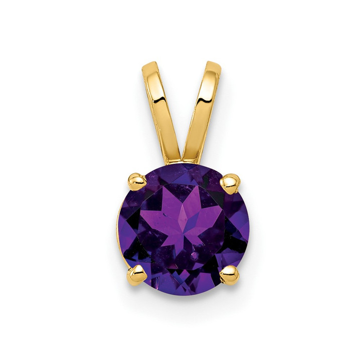 14k Amethyst pendant XP416AM