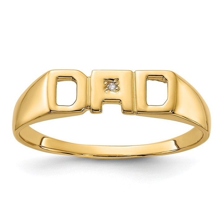 14k A Diamond men's ring Y1612A