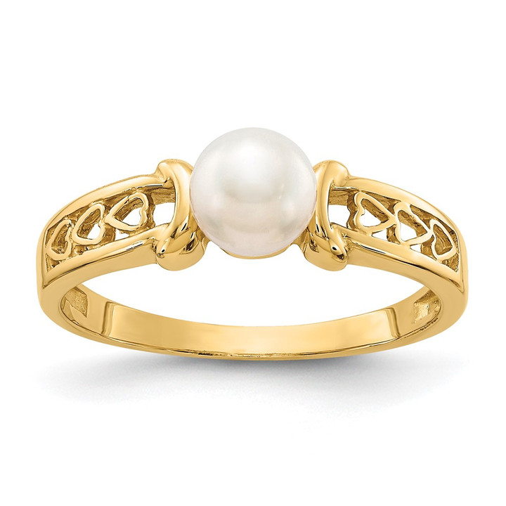 14k FW Cultured Pearl ring Y1847PL