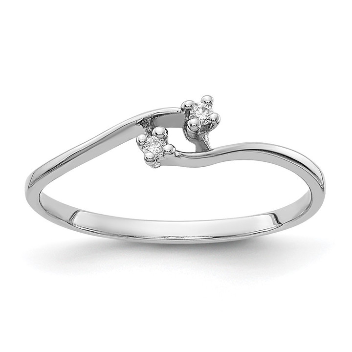 14k White Gold VS Diamond ring Y1705VS
