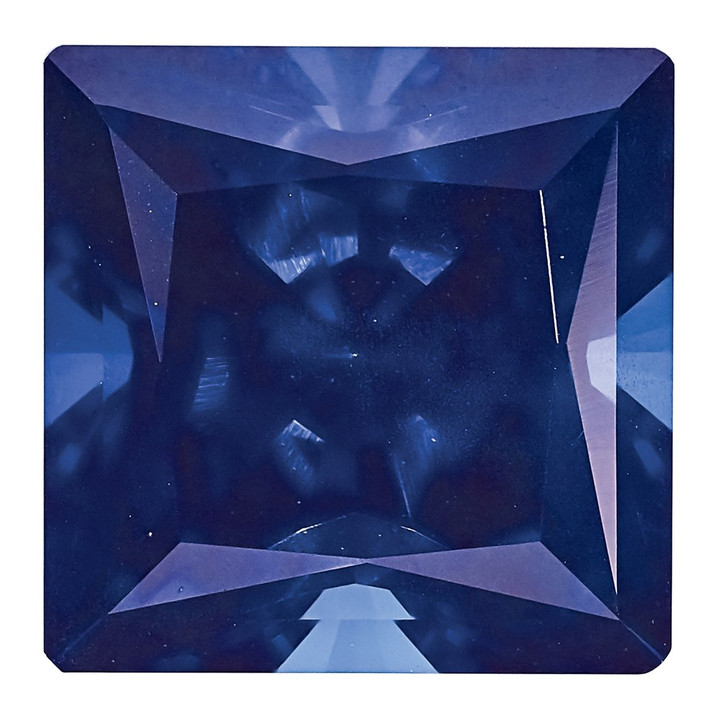 Created Blue Sapphire 5mm Princess CS-0500-SQP-BL