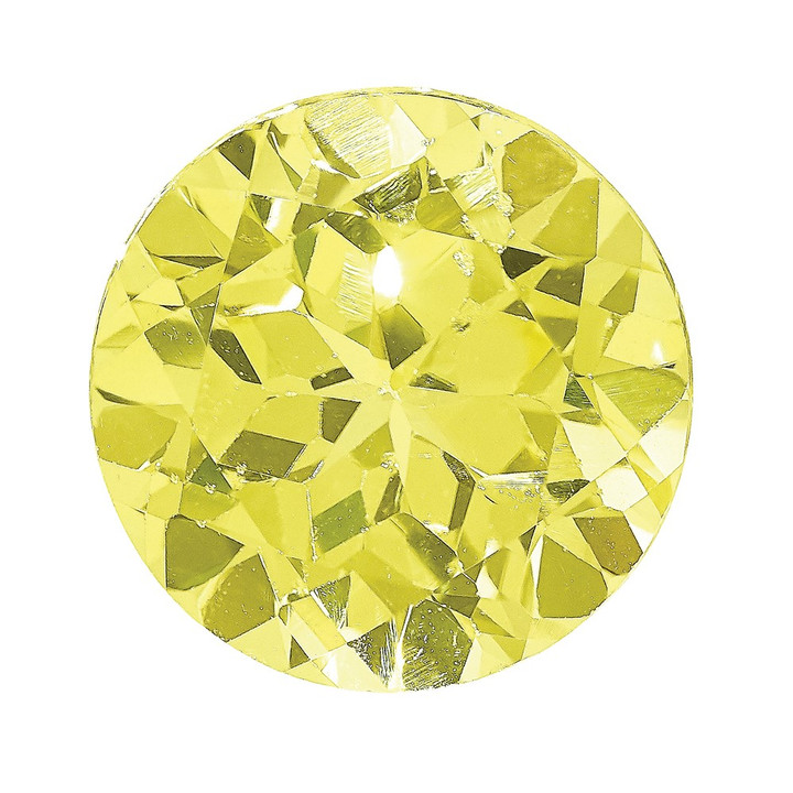 Created Yellow Sapphire 3mm Round CS-0300-RDF-YE