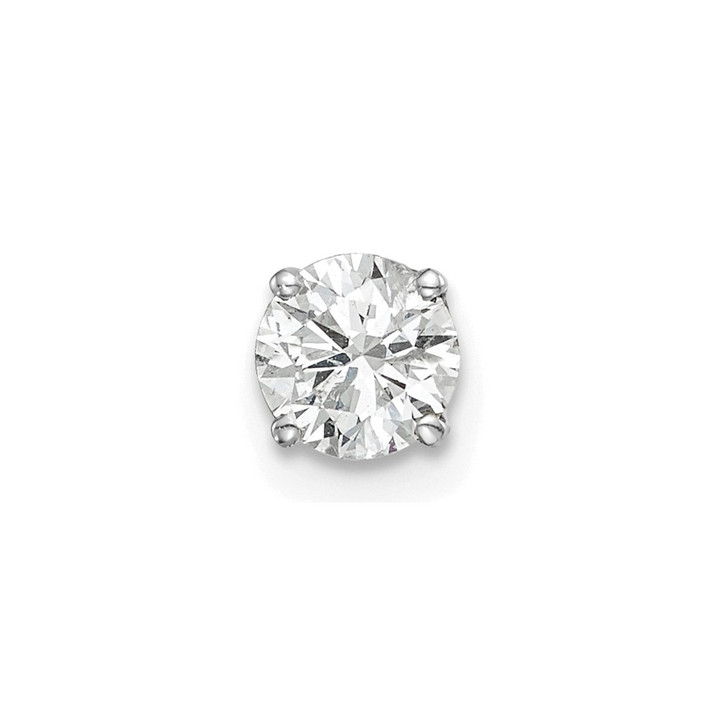 14k White Gold AA Quality Complete Diamond Stud Earring XW9AA-S
