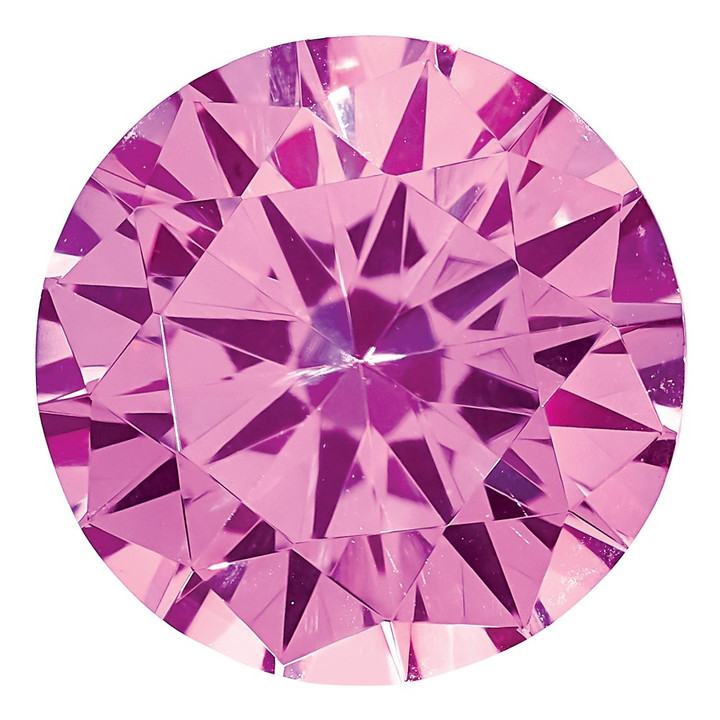 Created Pink Sapphire 5mm Round CS-0500-RDF-PK