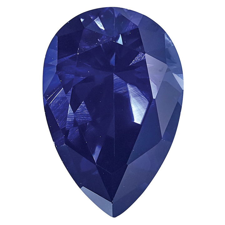 Created Blue Sapphire 6x4mm Pear CS-0604-PSF-BL