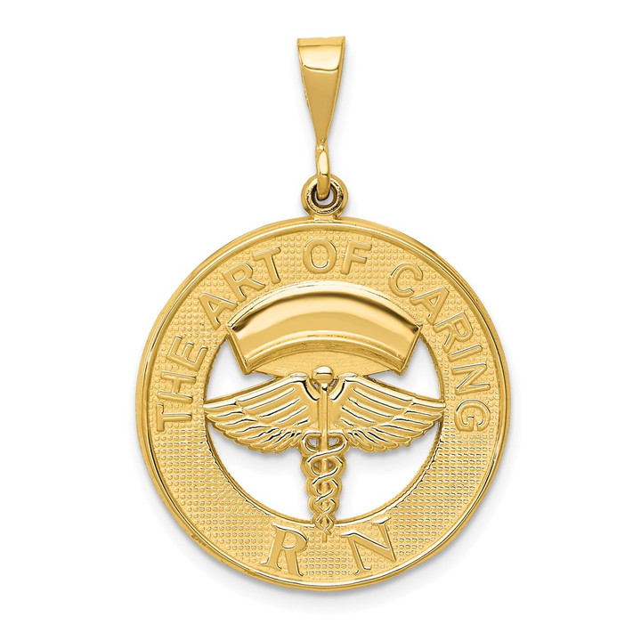 14k RN THE ART OF CARING Pendant K2852