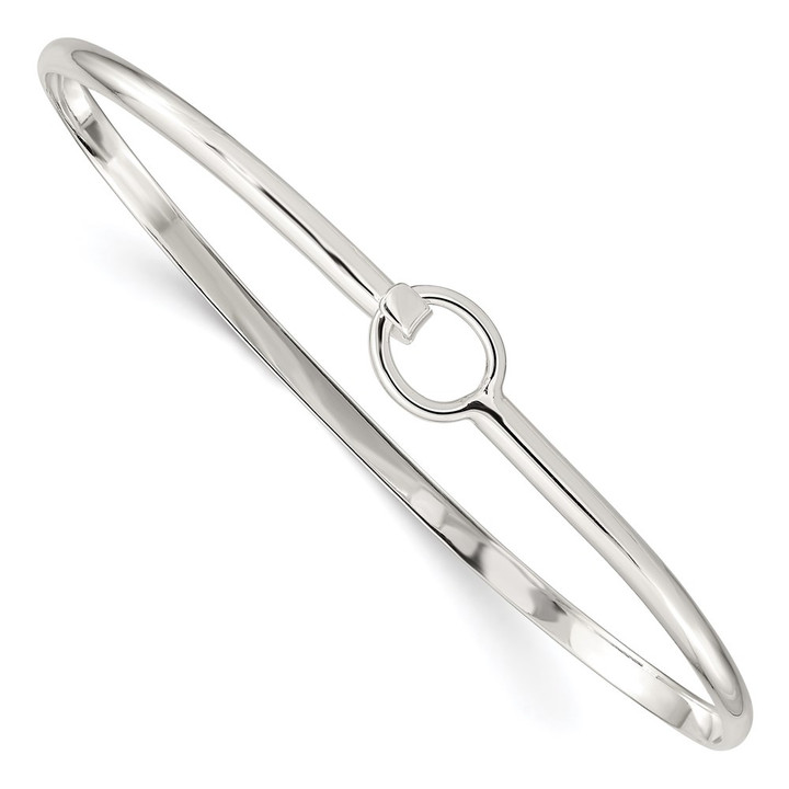 Sterling Silver Bangle Bracelet QB15