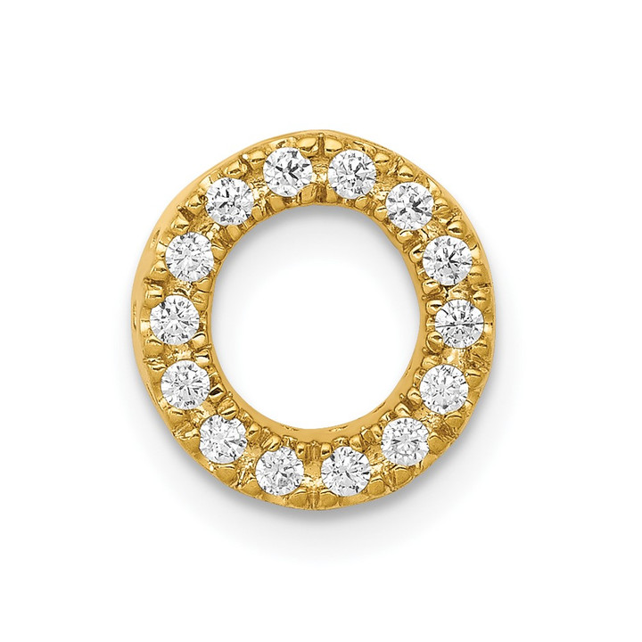 14K  Diamond Letter O Initial Charm PM5221O-013-YA