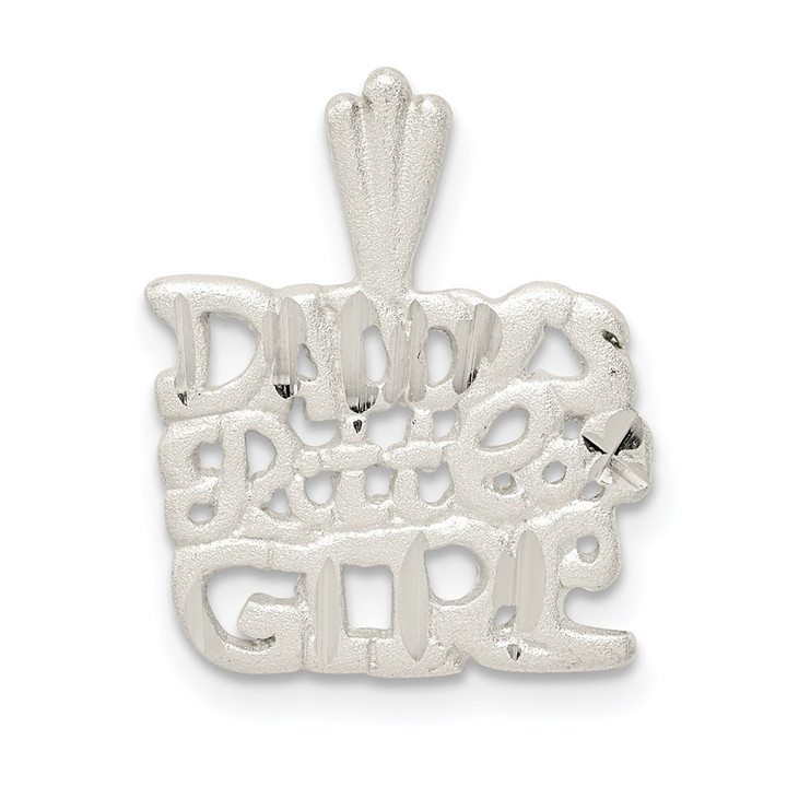 Sterling Silver Daddy's Little Girl Charm QC3072