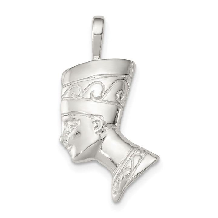 Sterling Silver Nefertiti Charm QC3135