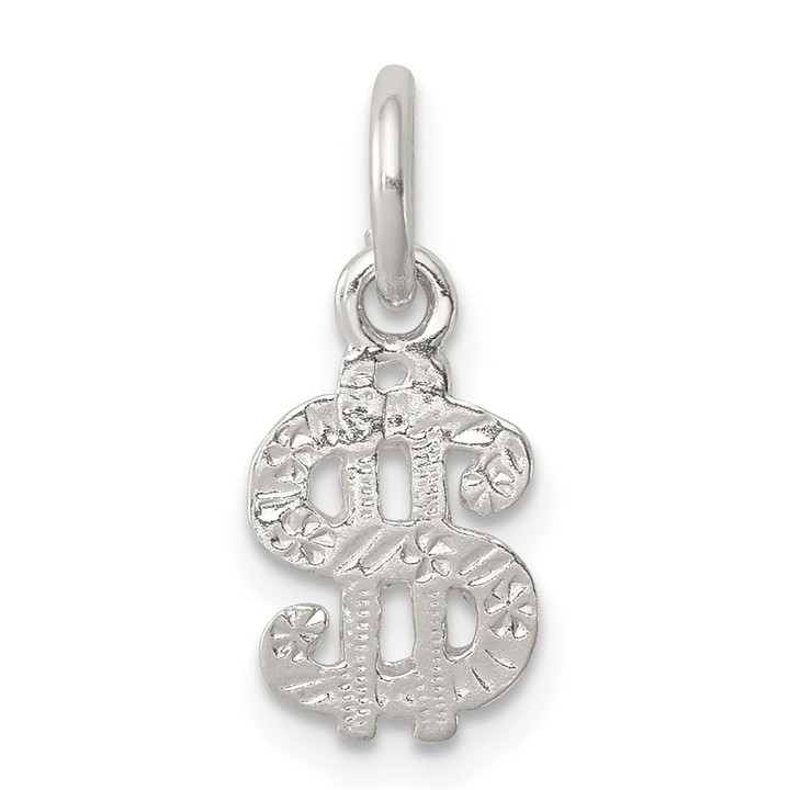 Sterling Silver Dollar Sign Charm QC3137