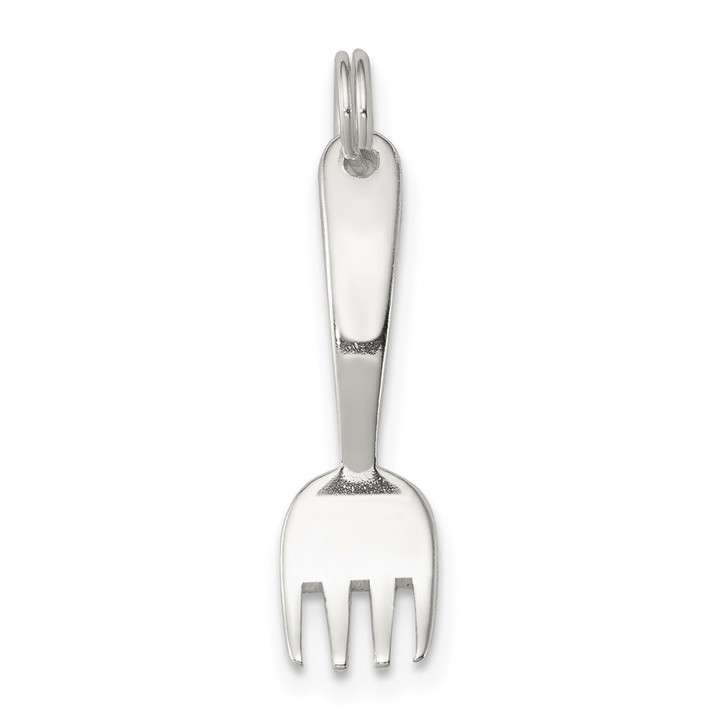 Sterling Silver Fork Charm QC7050