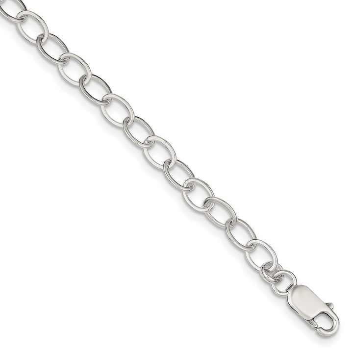 Sterling Silver 6.5inch Fancy Link Bracelet QH210-6.5