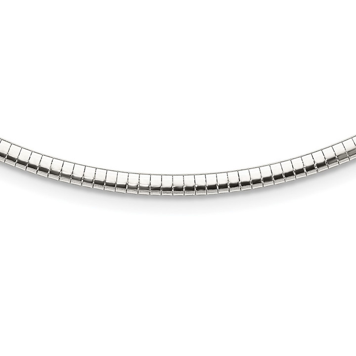 Sterling Silver 3.25mm w/2in. Ext Cubetto Chain QG4223-16