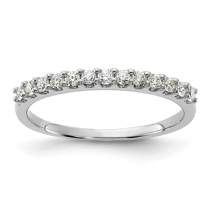 14K White Gold Lab Grown VS/SI FGH Dia Band RM3273B-025-WLG