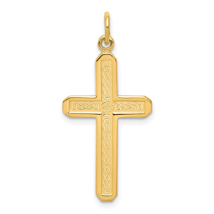 10k Cross Charm 10C317