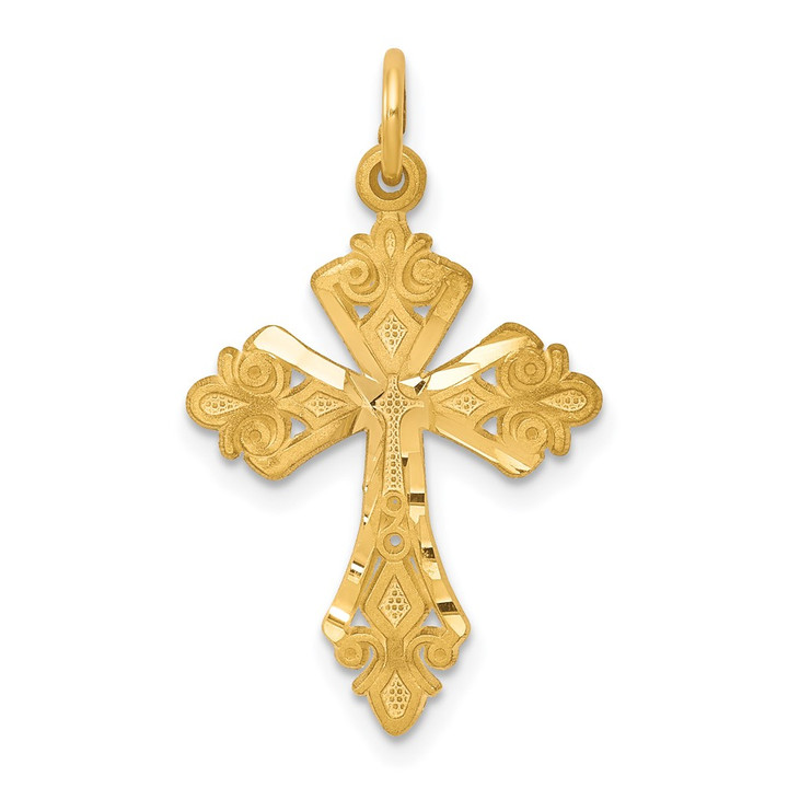 10k Cross Charm 10C67