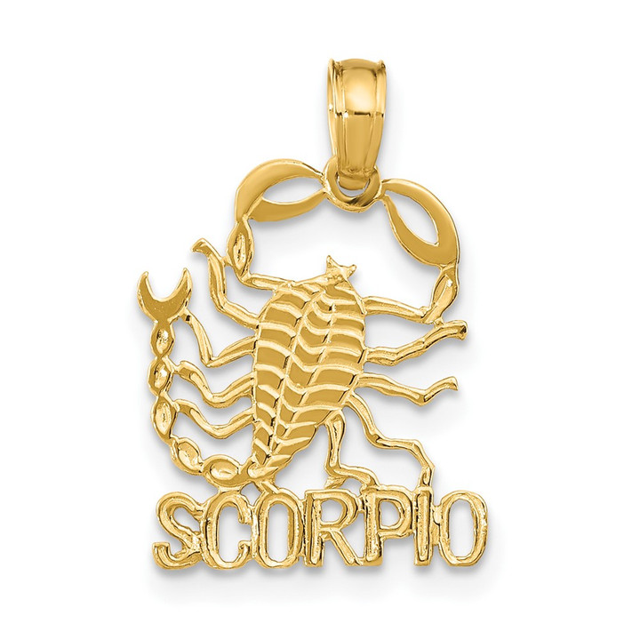 10K SCORPIO Zodiac Charm 10K8953
