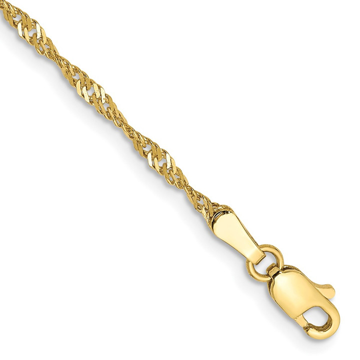 10k 1.7mm Singapore Chain 10KPE10-9