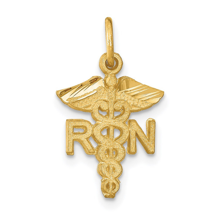 14k RN Nurse Charm C433