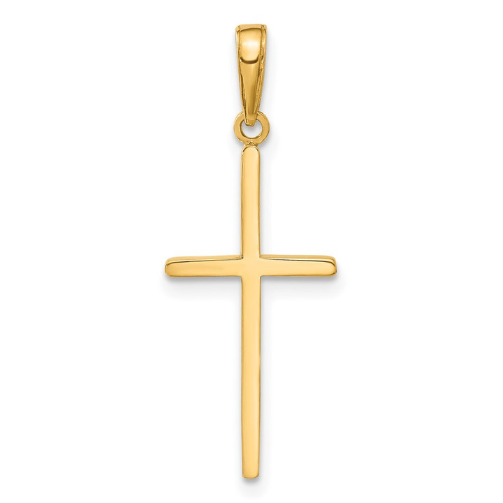 14k Polished Cross Pendant C3784