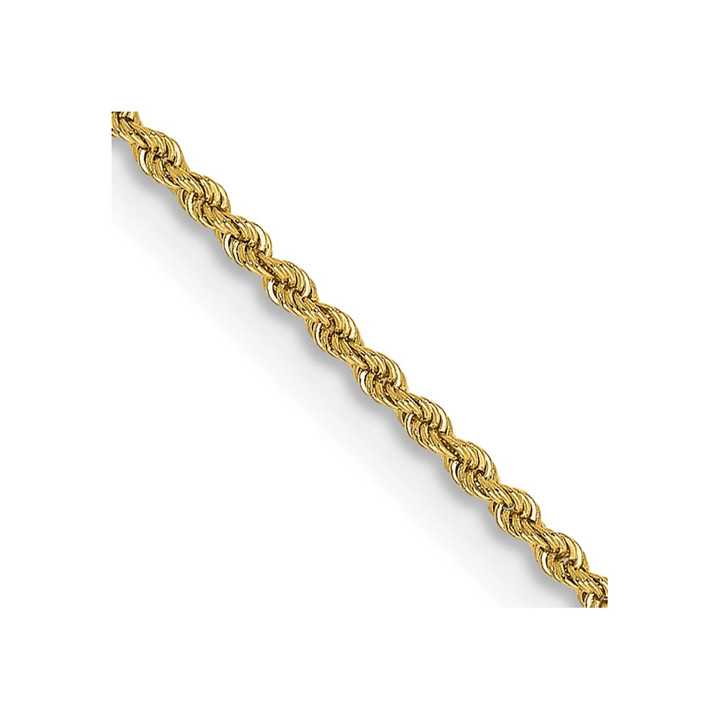 10k 2mm Regular Rope Chain 10K014S-22