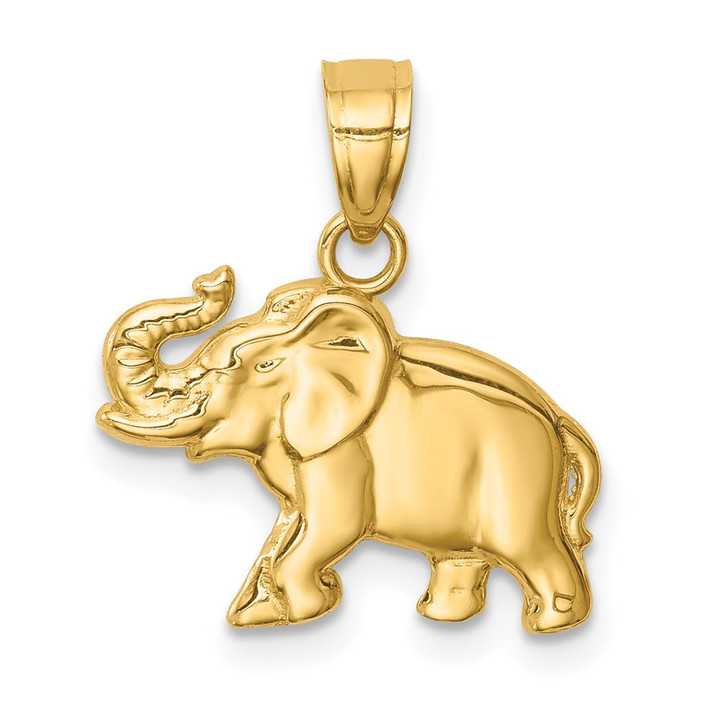 14K Elephant Pendant C4584