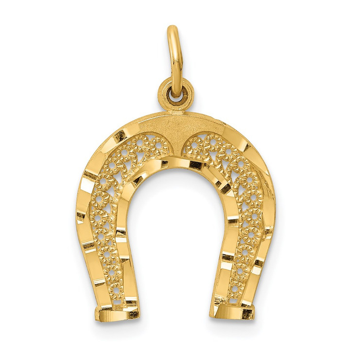 14k Horseshoe Charm C453