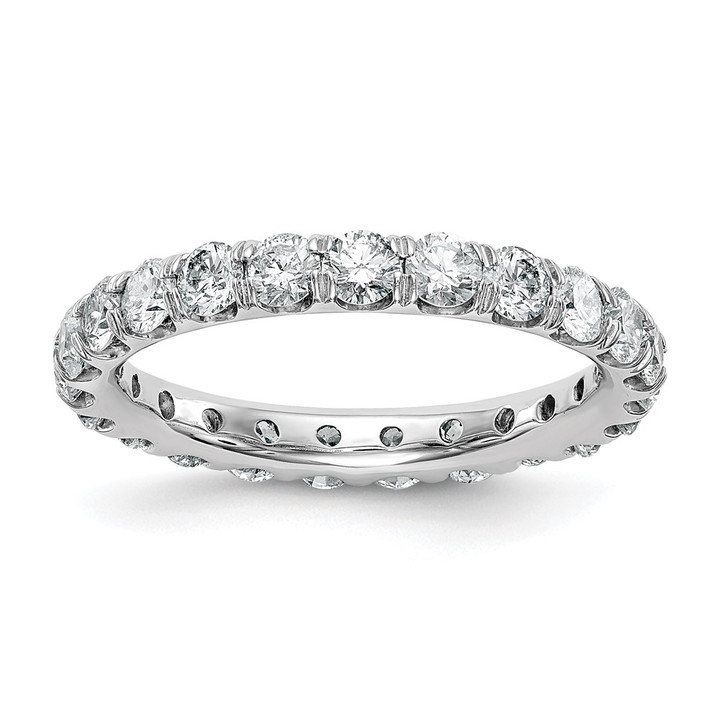 14K White Gold Lab Grown Diamond VS/SI FGH Eternity Band ET0005-200-65WLG