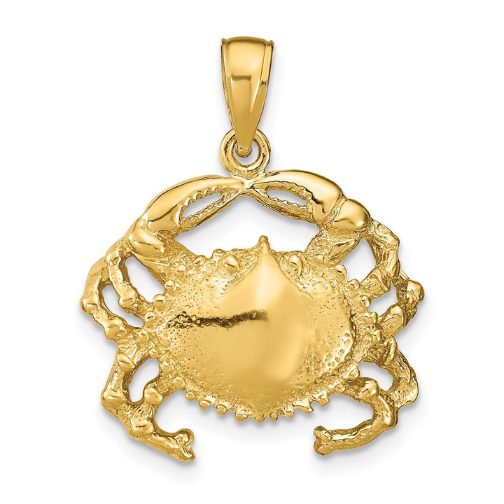14k Crab Pendant K7806