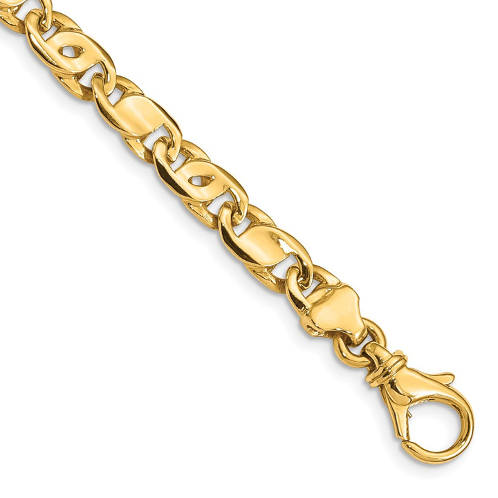 14k 5.80mm Polished Fancy Link Chain LK399-22