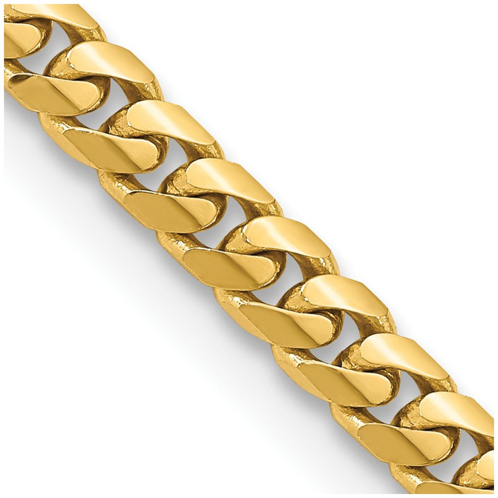10K 5mm Solid Miami Cuban Chain 10DCU160-20