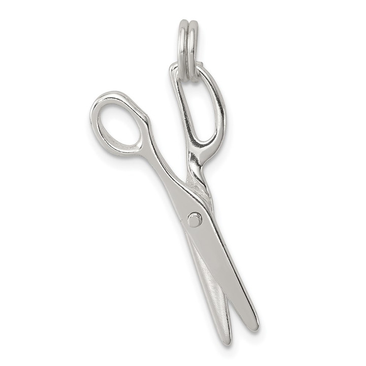 Sterling Silver Scissors Charm QC4656