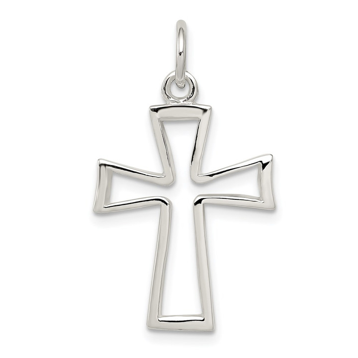 Sterling Silver Cross Pendant QC7232